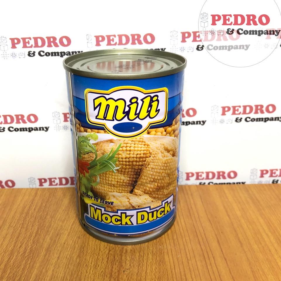

TrxG1s6R--Mili mock duck vegetarian bebek kaleng 280 gram - artificial duck meat