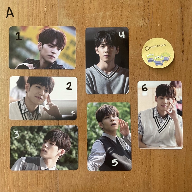 DAY6 WONPIL PHOTOCARDS ED6 EVERYDAY6 JAPAN GRAVITY BINDER PC