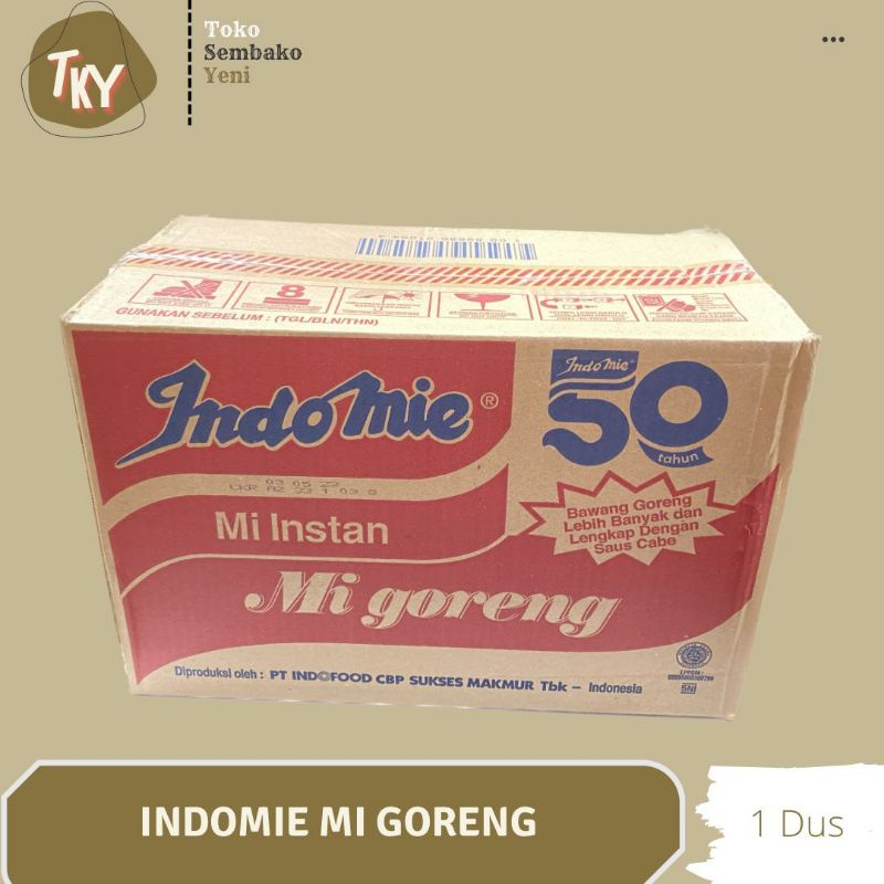 

Indomie Mie Goreng (1 Dus)