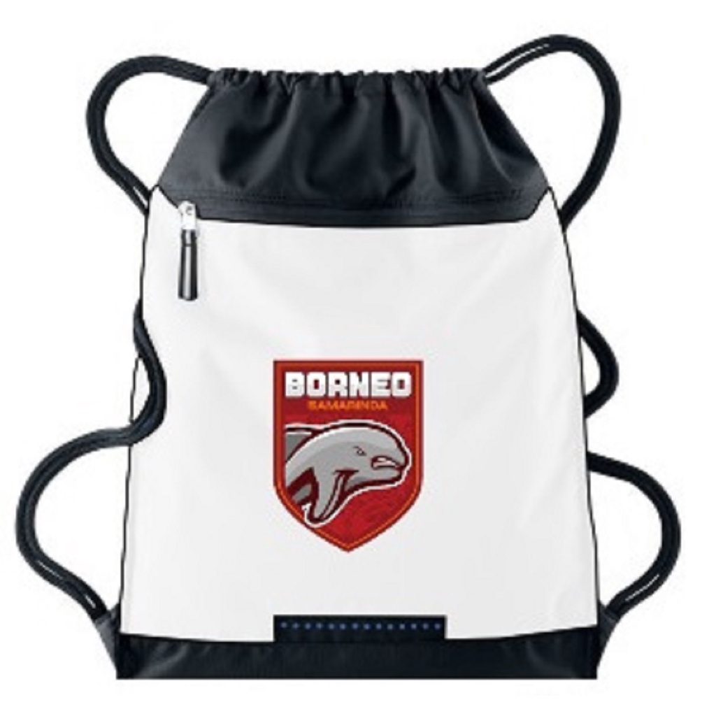 Tas Serut cowok Taslan Polos - Ransel Drawstring Bag Waterproof | Tas Serut Polos Anti air Sport Bor