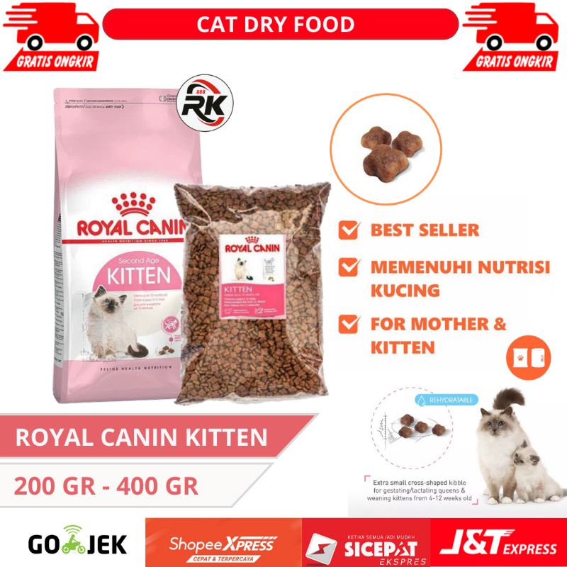 ROYAL CANIN Kitten Second Age Repack 200gr - 400gr