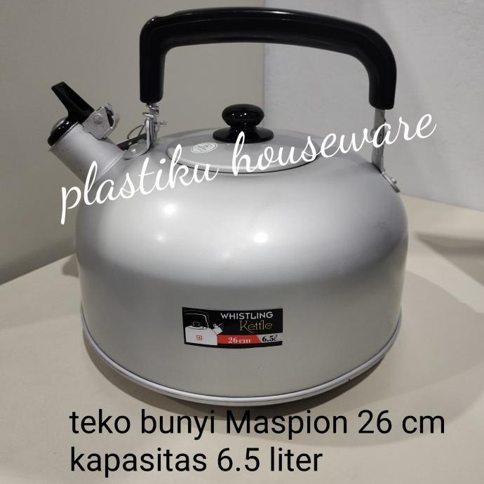 BAYAR DITEMPAT Teko bunyi maspion 6,5L ceret air teko siul whistling kettle 26cm /PERALATAN MASAK SE