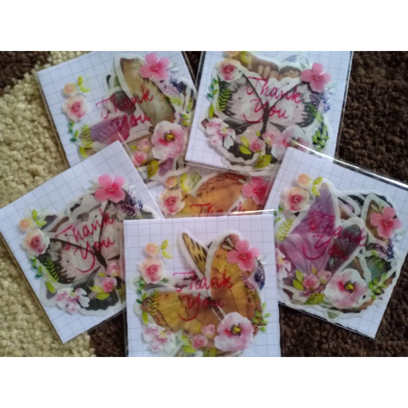 

Butterfly Sticker Bujo Deco Washi Stiker Bujo Dekorasi Kupu-Kupu