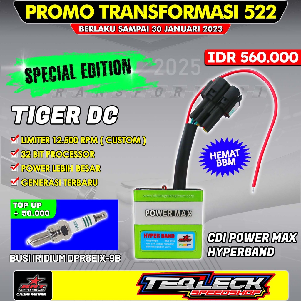 Cdi BRT Powermax Hyperband Honda Tiger DC KCJ LIMITER 12.000