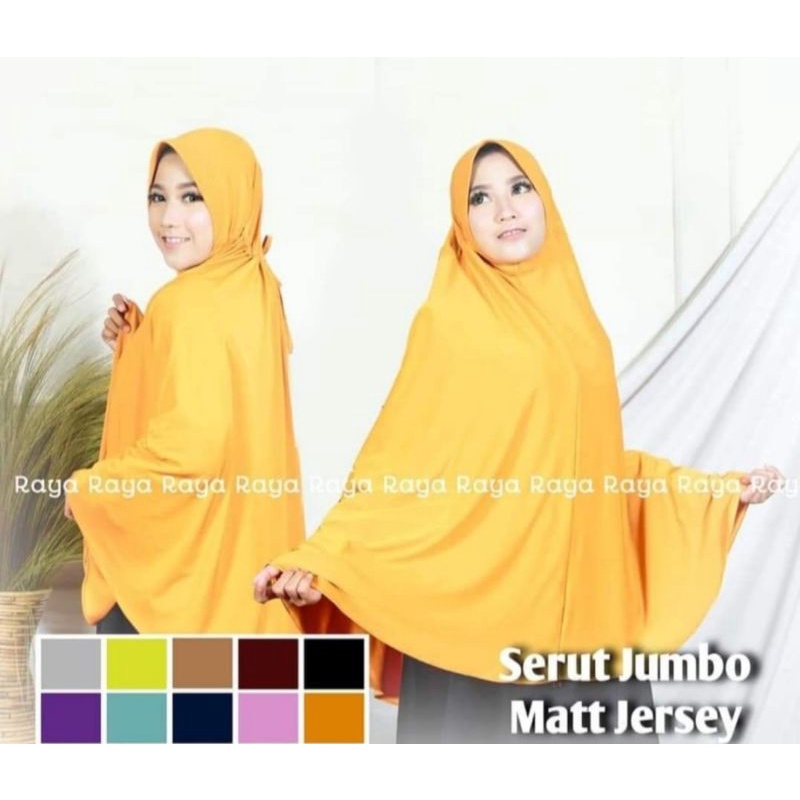 JILBAB SERUT JUMBO JILBAB JERSY JUMBO