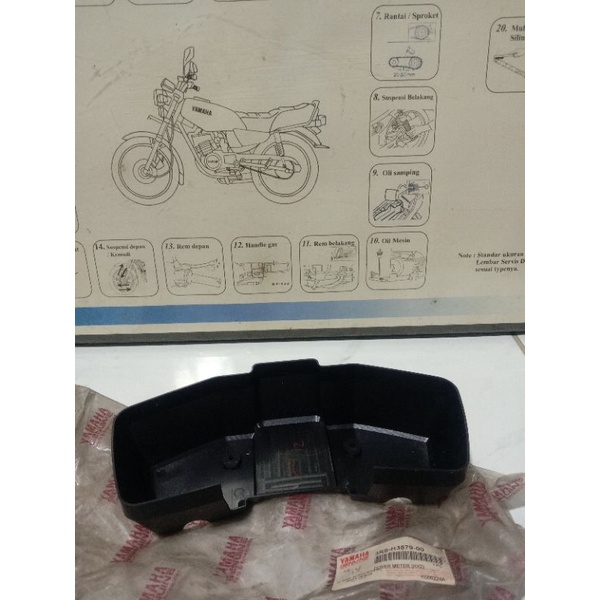 Ori Cover tutup speedometer spedometer spidometer Yamaha Rxz rzr rx-z original RX-King king rxking m