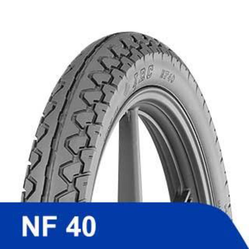 IRC NF40  BAN LUAR MOTOR RING DEPAN BELAKANG RING 17(BUKAN TUBLES)UKURAN 250-17 STOK SEMUA BARU NO K