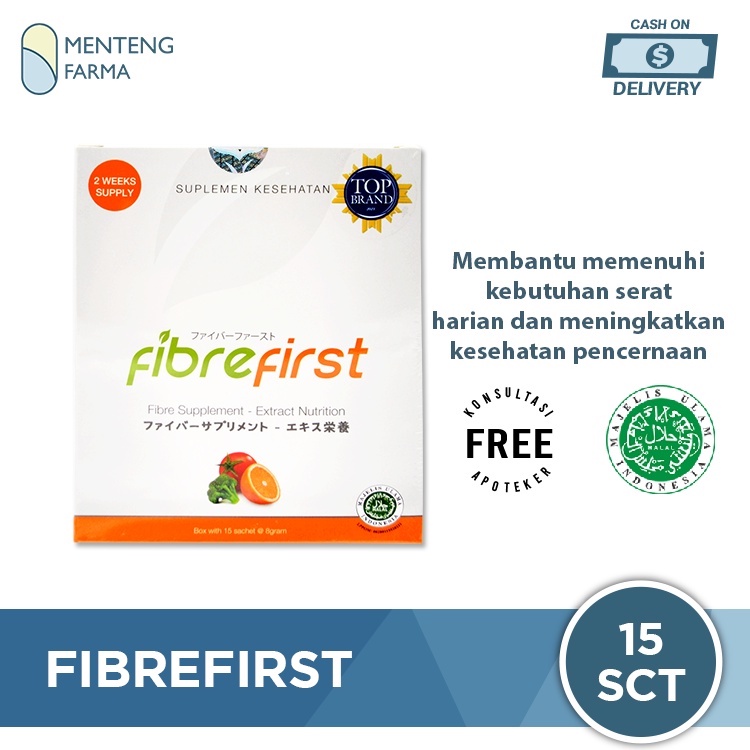 FibreFirst 15 Sachet - Suplemen Serat Premium Two Weekly Pack