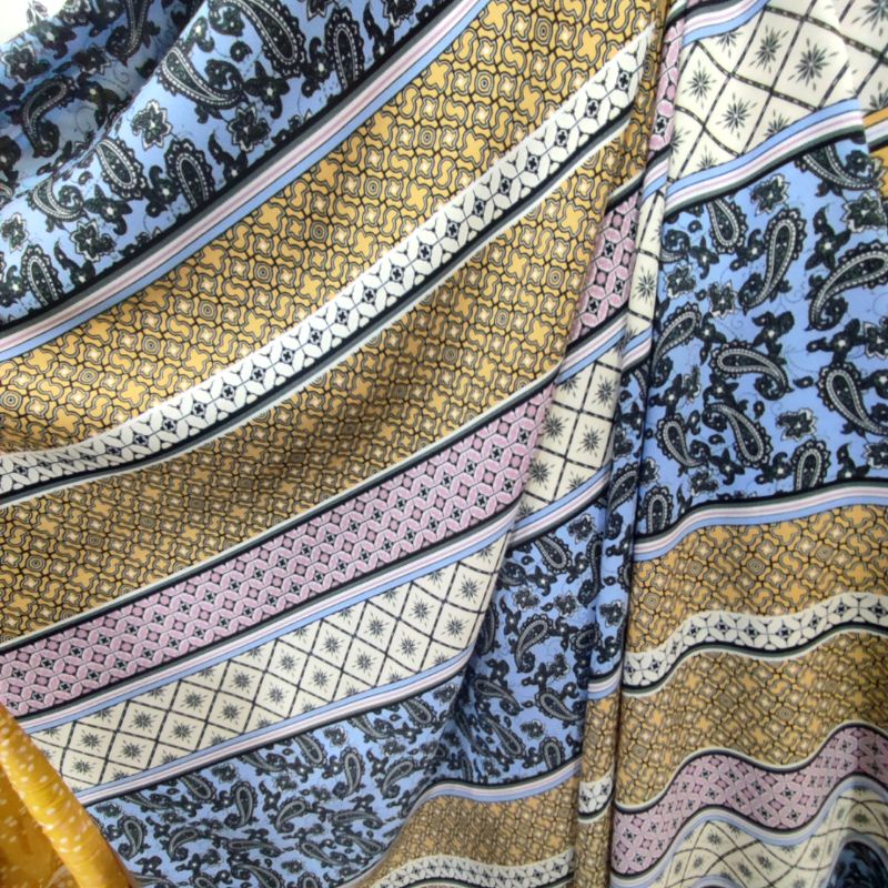 kain monalisa motif - kain wolfis premium SQ- wolfis monalisa - pajamas monalisa