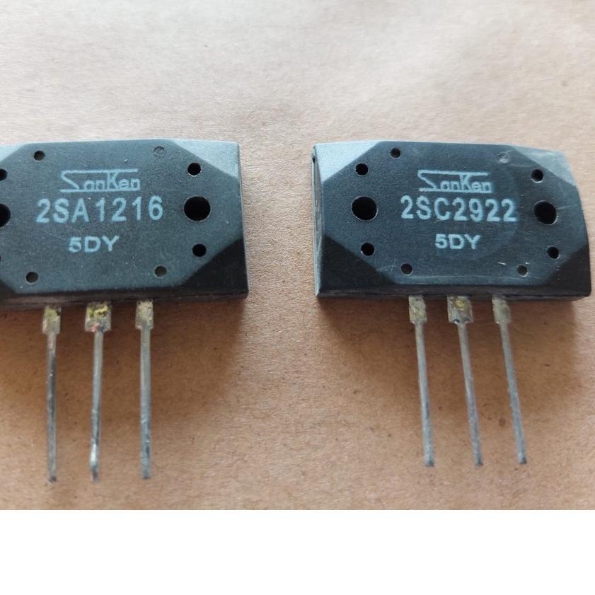Terpercaya Transistor Sanken 5DY 2SA 1216 dan 2SC 2922 RRT kw 1