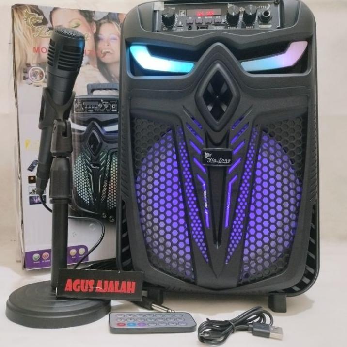 Terbaik ✅cod speaker bluetooth karaoke 8inchi jinlong jl1938 free mik mic smule /speker gmc /speaker