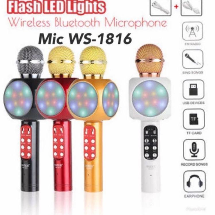 H5J0 Bluetooth Wireless WS-1816 phone Speaker USB. F6E