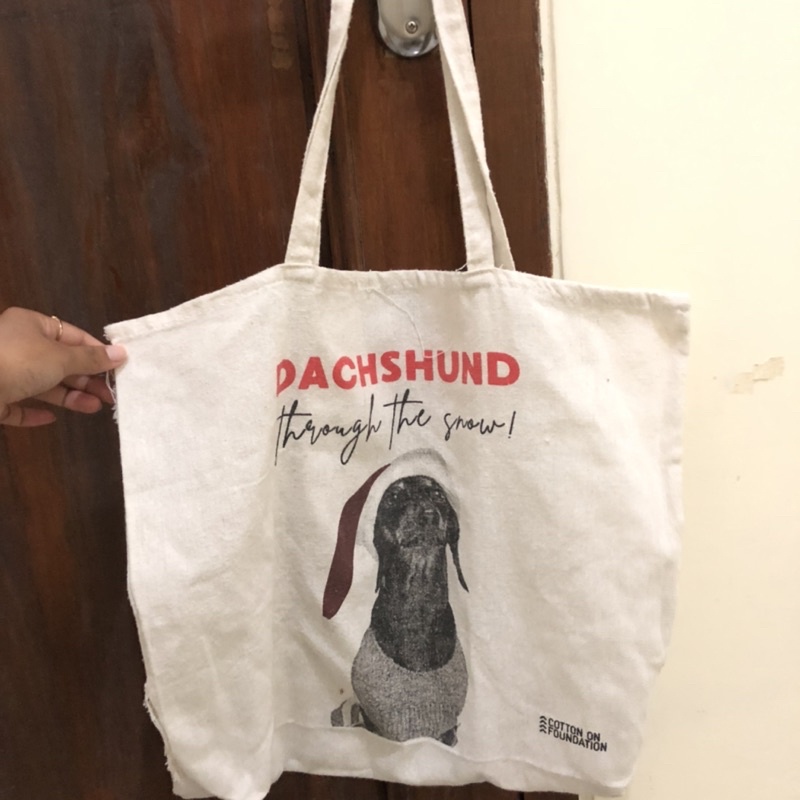 preloved tote bag cotton on