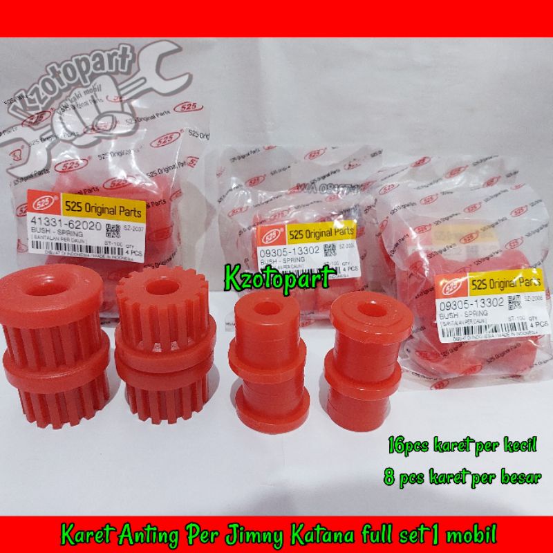 Karet Anting Per Pir Bosh Bushing Anting Per Jimny Katana SJ410 Full Set