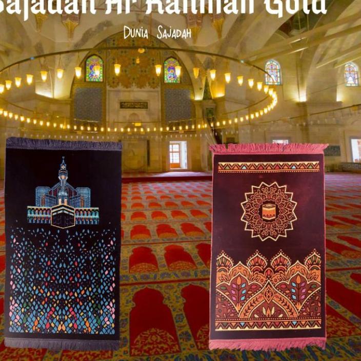 Promo Sajadah Turkey Tebal Ar Rahman Gold