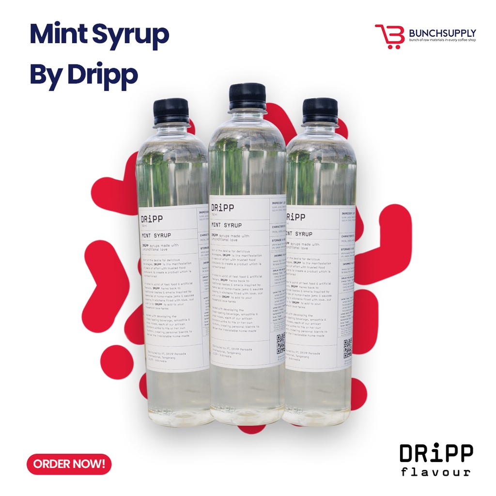 

DRIPP MINT SYRUP 750ml - Bunch Supply Bekasi