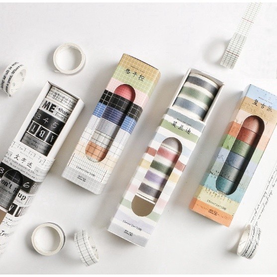 10 Roll Korean Washi Tape