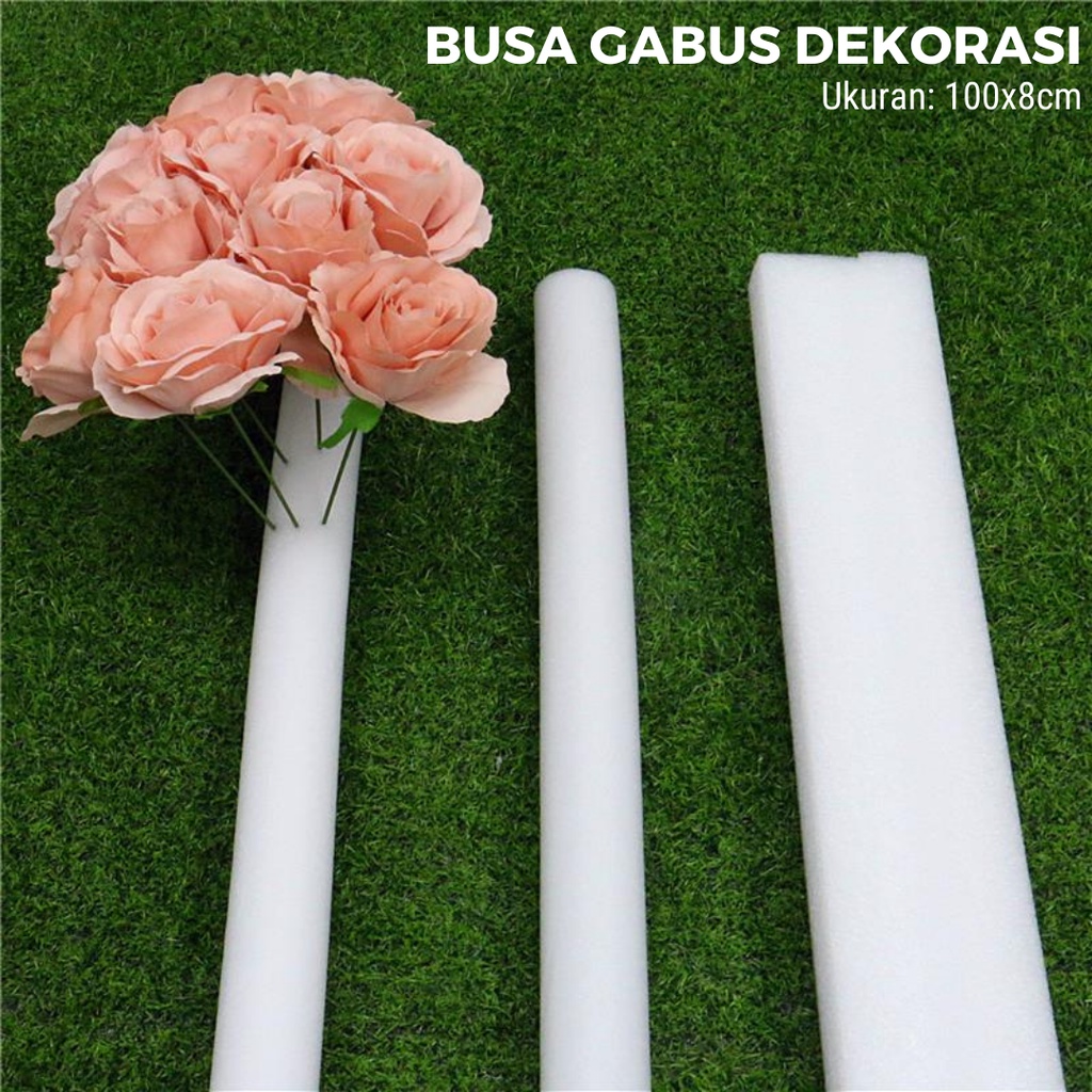 Promo Busa Gabus Elastis Kotak Putih / Busa Dekorasi Bunga Pelaminan / Busa Bunga Hias Dekorasi /