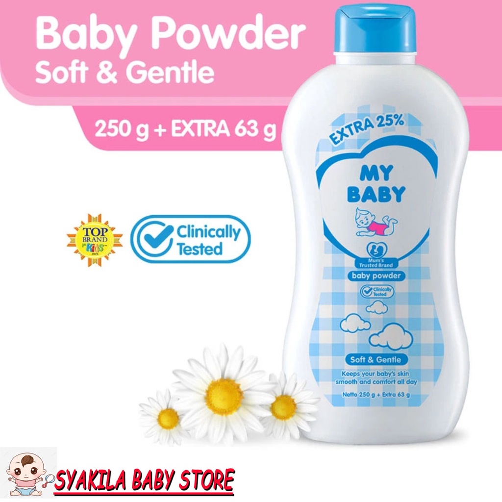 My Baby Powder 250g + 63g / My baby bedak bayi 250g+63g