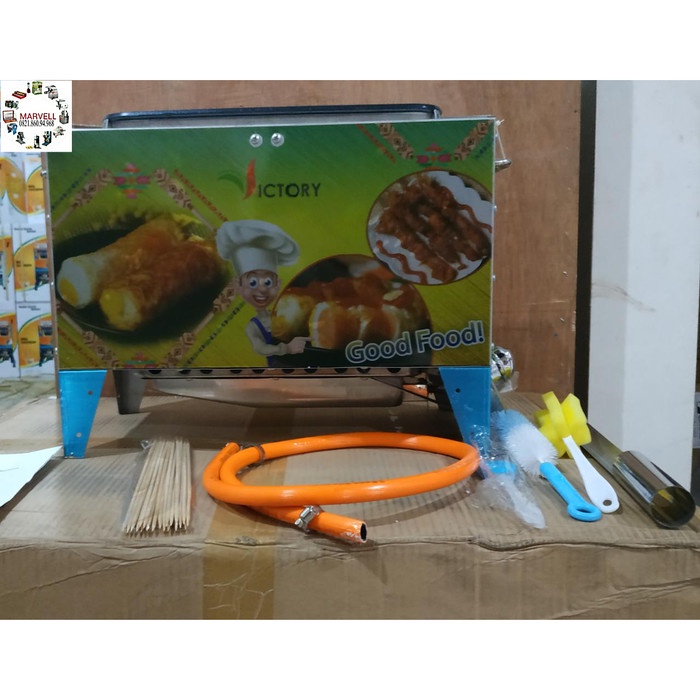 Sostel Mesin Pembuat Egg Roll Sosis Telur Gas Sostel Sosis Telor Kekinian