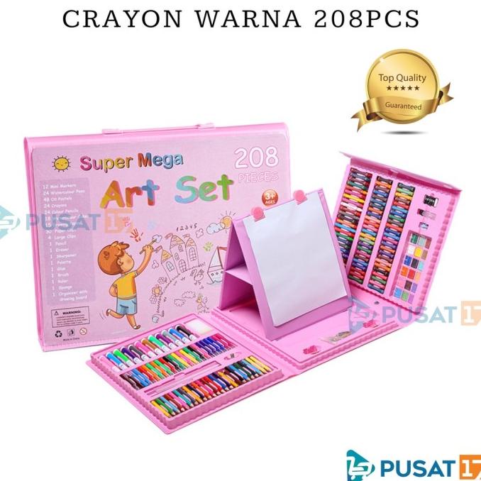 

(COD) ART SET 208 PENSIL WARNA / CRAYON 208PCS PENSIL KRAYON WARNA / ARTSET