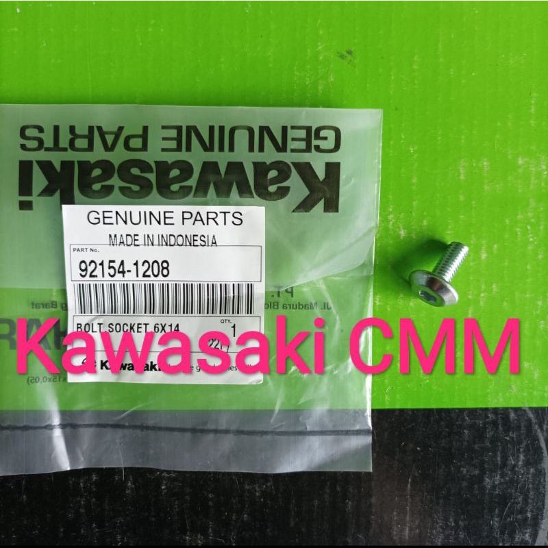 Baut L, 6x14 Ninja RR, KRR, KLX. Original kawasaki