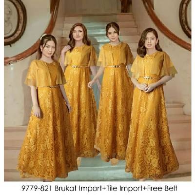 SOLANI Versi Korea Golden Cape Gaun Malam Pesta Perjamuan Gaun Elegan Romantis Gaun Panjang Komuter 