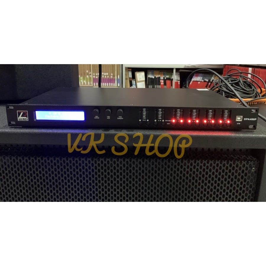 Processor Pasline LMS DPA 480 P/ DPA 480P 4 In 8 Out