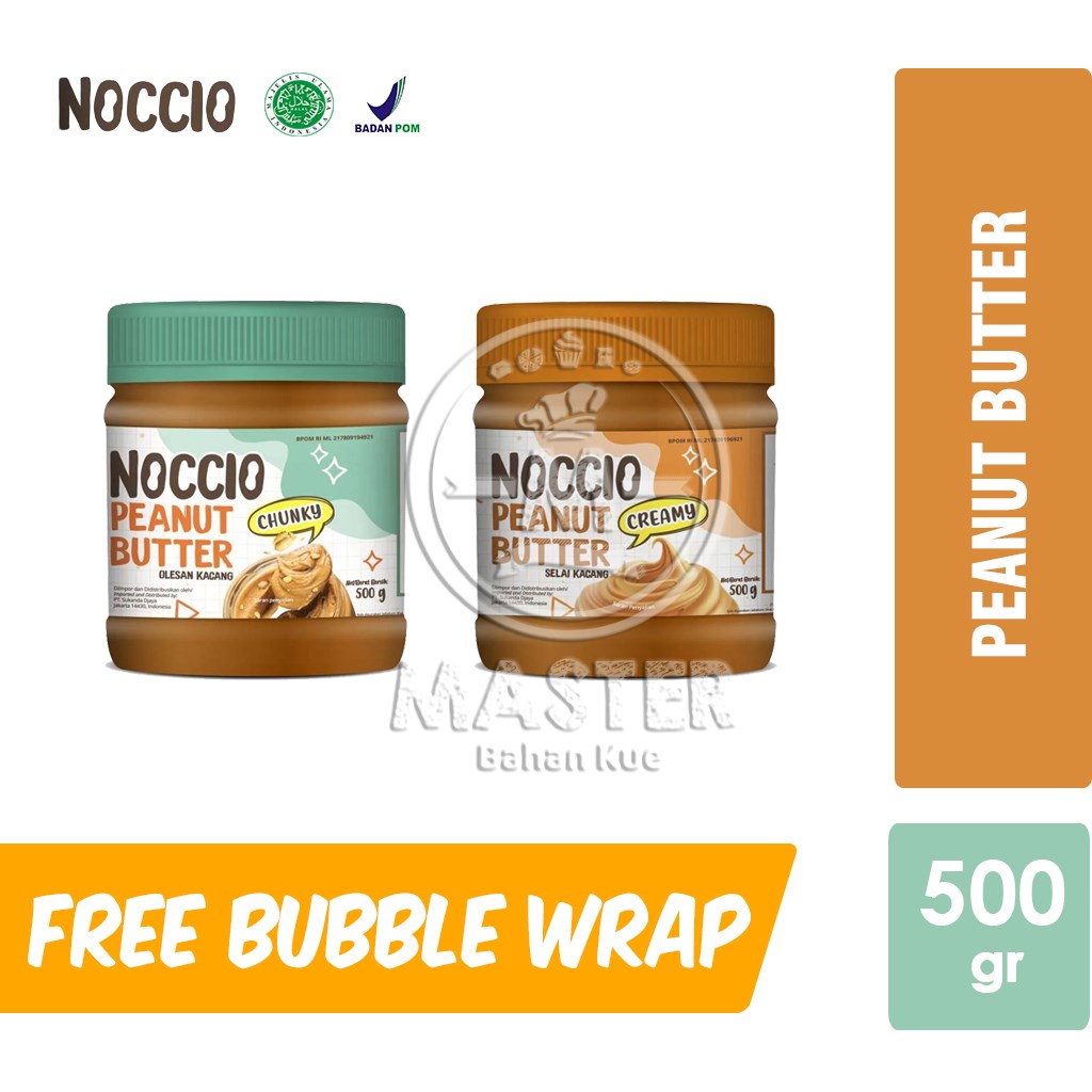 

Selai Kacang Peanut Butter NOCCIO [Botol Kaca 500gr]