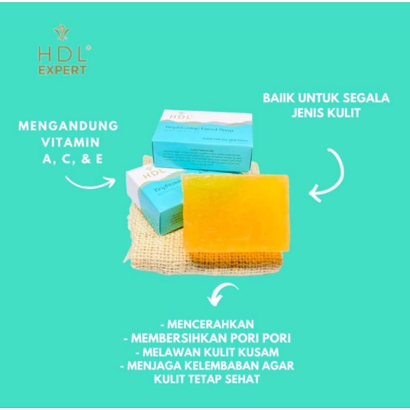 Sabun HDL Brightening Facial Soap 80gr BPOM