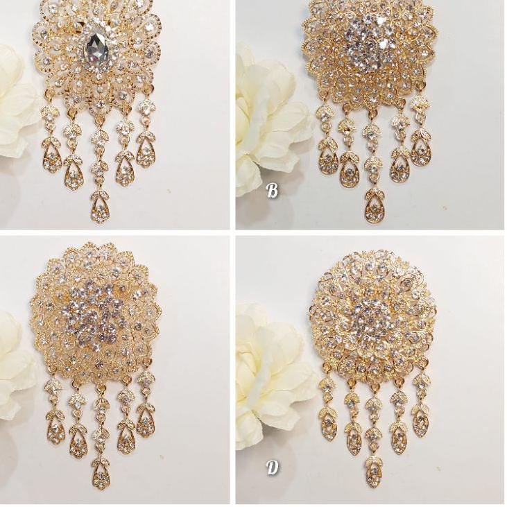 New Stock BROS KEBAYA KUTU MEWAH COCOK UNTUK PESTA, AKSESORIS WANITA