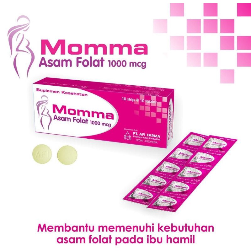 Momma Asam Folat 1000 mcg