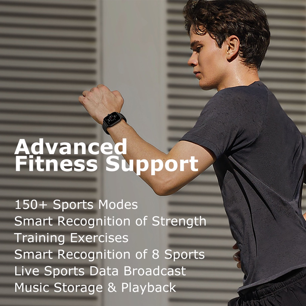 Amazfit GTS 4 Smart Watch for Men and Women, Dual-Band GPS, Alexa Built-in, Bluetooth Calls, 150 Sports Modes, Heart Rate SPO₂ Monitor, 1.75”AMOLED Display, Health Fitness Watch for Android iPhone