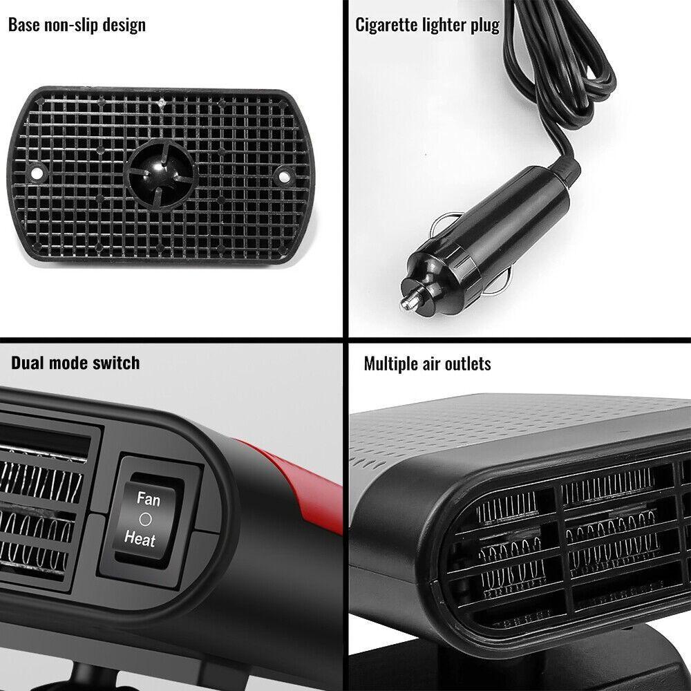 POPULAR Kipas Angin Pemanas Mobil Universal Auto Windshield Defogging Windscreen Demister Air Cooler