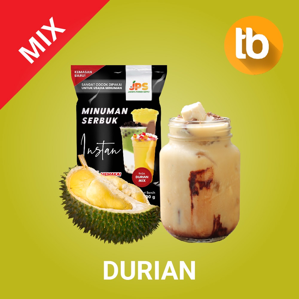 

JPS Powder Bubuk Minuman Serbuk Instan Rasa Durian Mix Campur Gula 1Kg