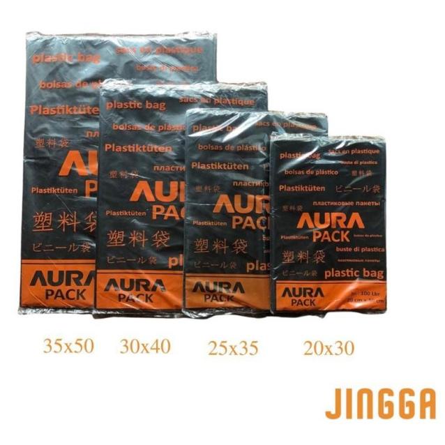 

Plastick Bag Tanpa Plong / Plastik Packing Tanpa Plong (25cm x 35cm) - Hitam