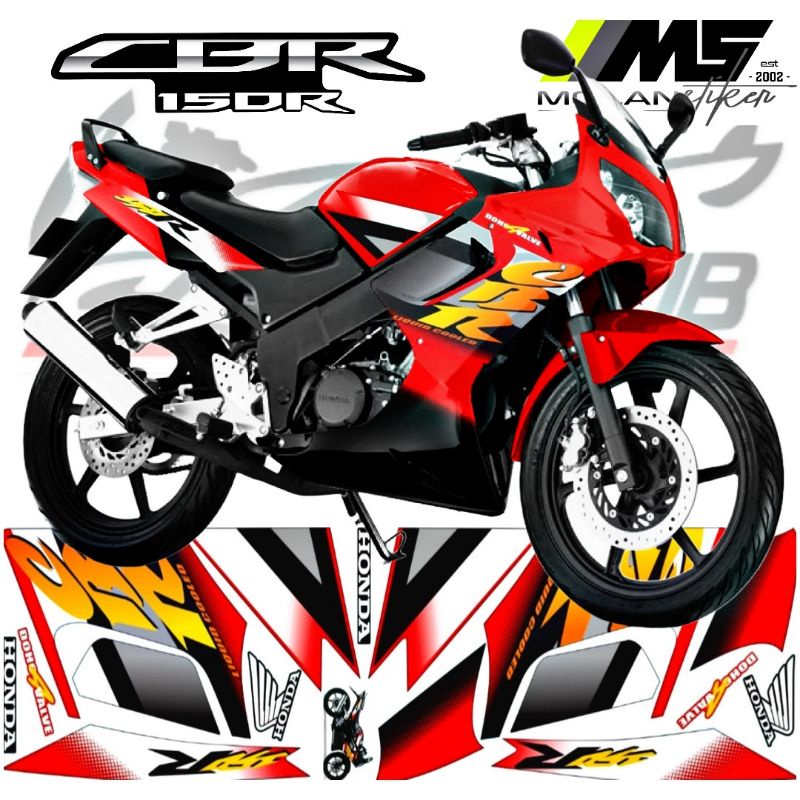 Decal Sticker Striping Variasi Motif Ori Honda CBR 150 R OLD 2003-2004-2005-2006-2007-2008-2009 /CBR