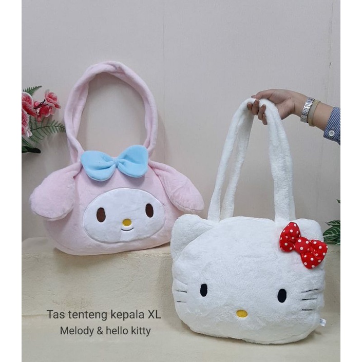 Tas Tenteng Lotso Size xL/32cm/Tas samping lotso/Tosy story/Tas Anak Remaja/tas selempang Bahu/TAs Tenteng Melody Cinamon Doraemon Kitty, monster 3 mata/tas tenteng bolak balik/