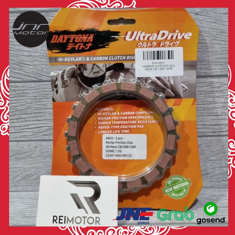 KAMPAS PLAT KOPLING CB150R CB CBR SONIC 150R 150 R LED ORI DAYTONA K56