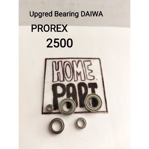 1 Paket Bearing Reel Daiwa Prorex 2500 isi 5 pcs Bearing Beda Dimensi