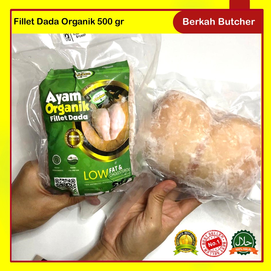 Fillet Dada Ayam Organik - Berkah Butcher