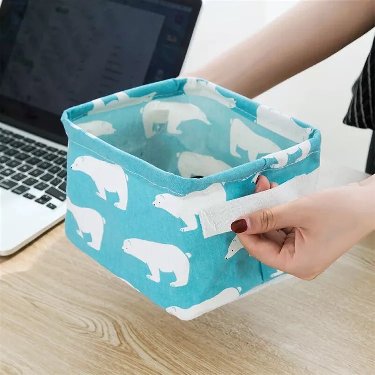 Desktop Storage Box Organizer - Keranjang Mini Multifungsi / Storage Box Keranjang Serbaguna Kotak Penyimpanan Organizer Make Up Kosmetik