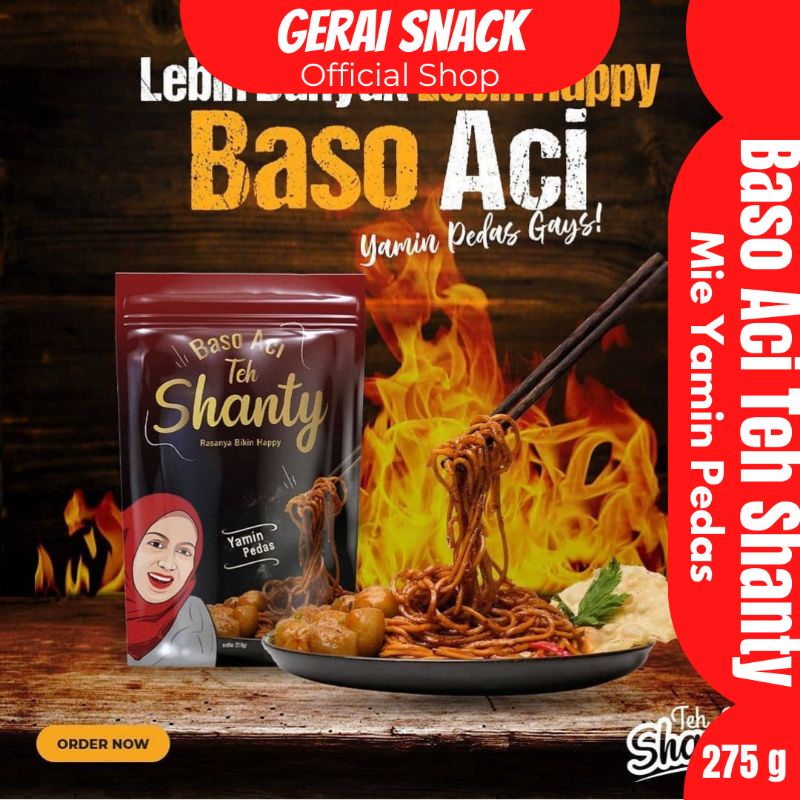 Baso Aci Teh Shanty - Aneka Baso Aci All Varian Teh Shanty Premium Asli Khas Garut