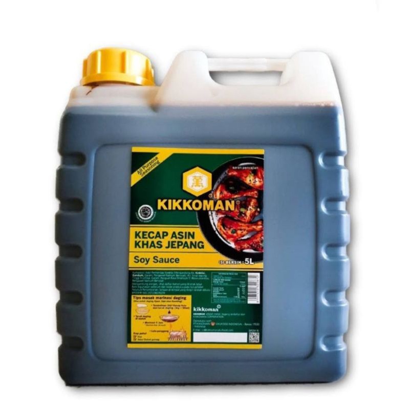 

Kikkoman Kecap Asin Khas Jepang Halal 5L