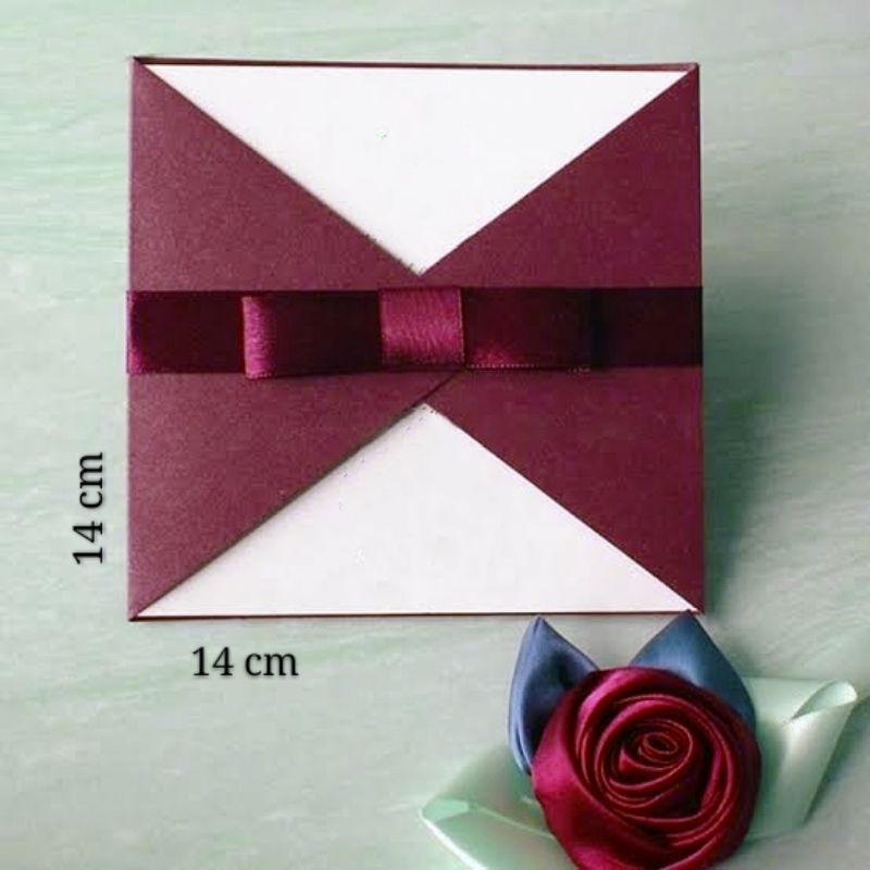 

GRETING CARD . PREMIUM ELEGAN Vintage. ( blank white card ) SESUAI PICT.