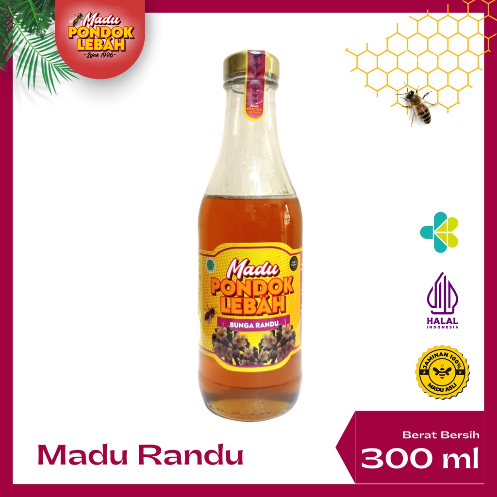 

Pondok Lebah - Madu Murni Asli Randu 300ml