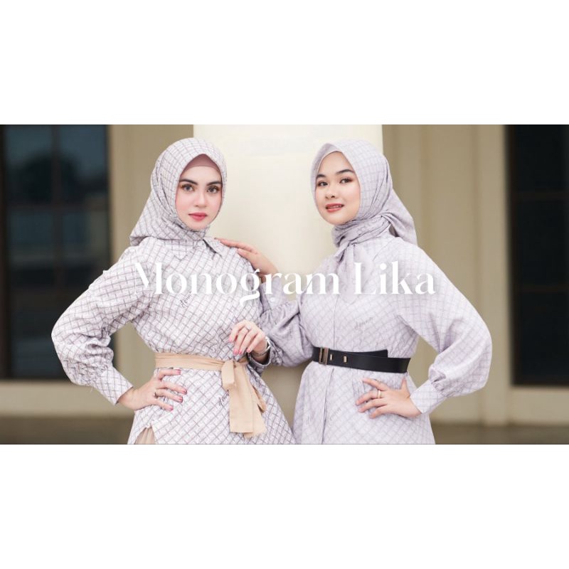 Monogram Lika Scarf series Donna Scarves