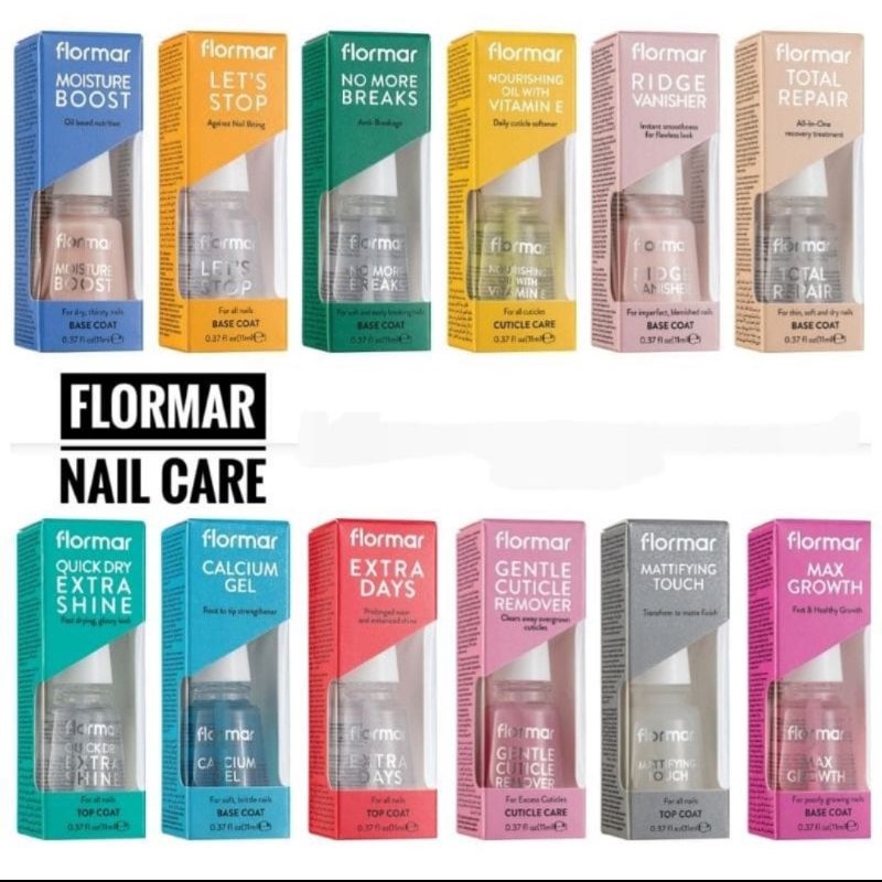 flormar 4in1 complete care/flormar base coat/flormar top coat