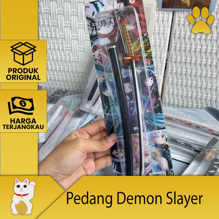 Diskon Mainan Pajangan Pedang Demon Slayer Miniatur Pedang Demon Slayer Murah Trendi