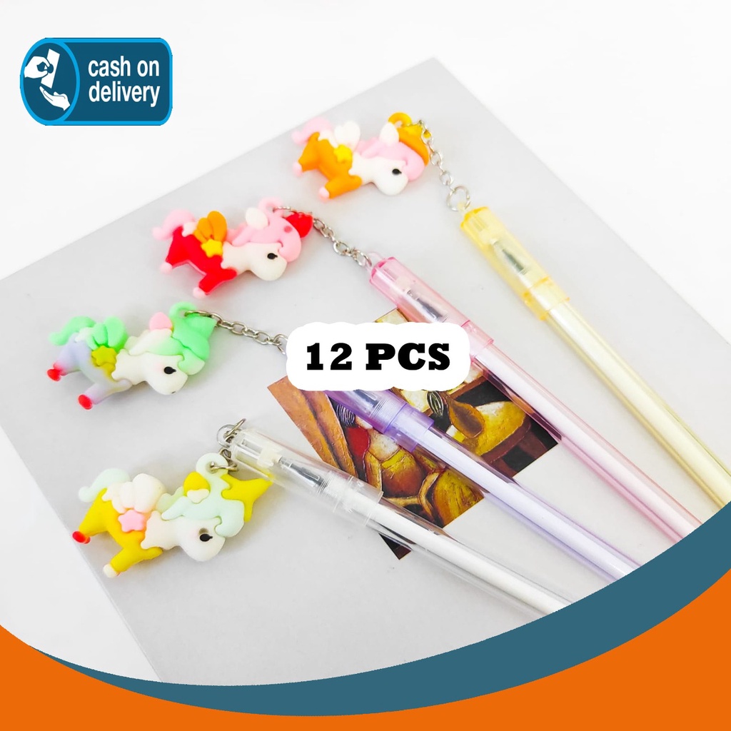 

SELUSIN PULPEN GANTUNGAN UNICORN KUDA PONI ISI 12 PCS PEN GEL PENA KARAKTER BOLPEN UNIK LUCU